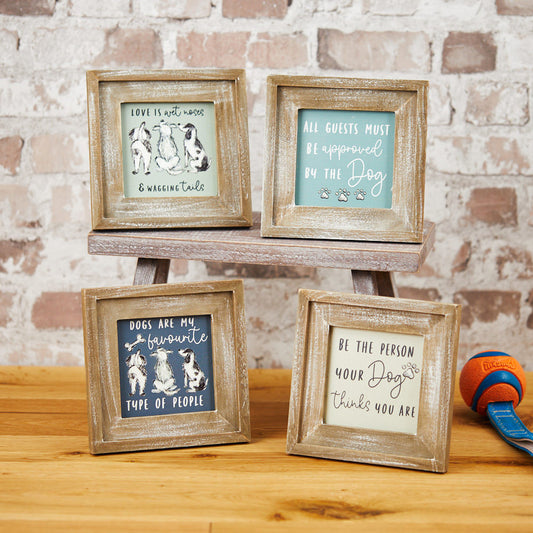 FRAMED DOG PLAQUES