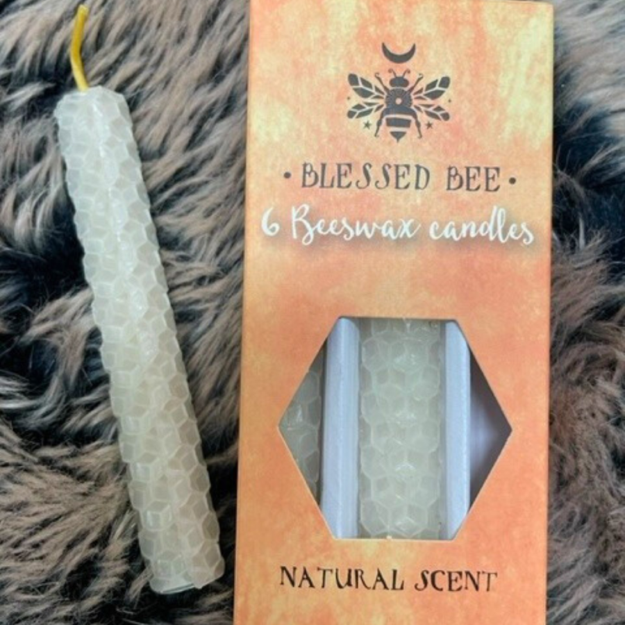 MINI BLESSED BEE BEESWAX CANDLES