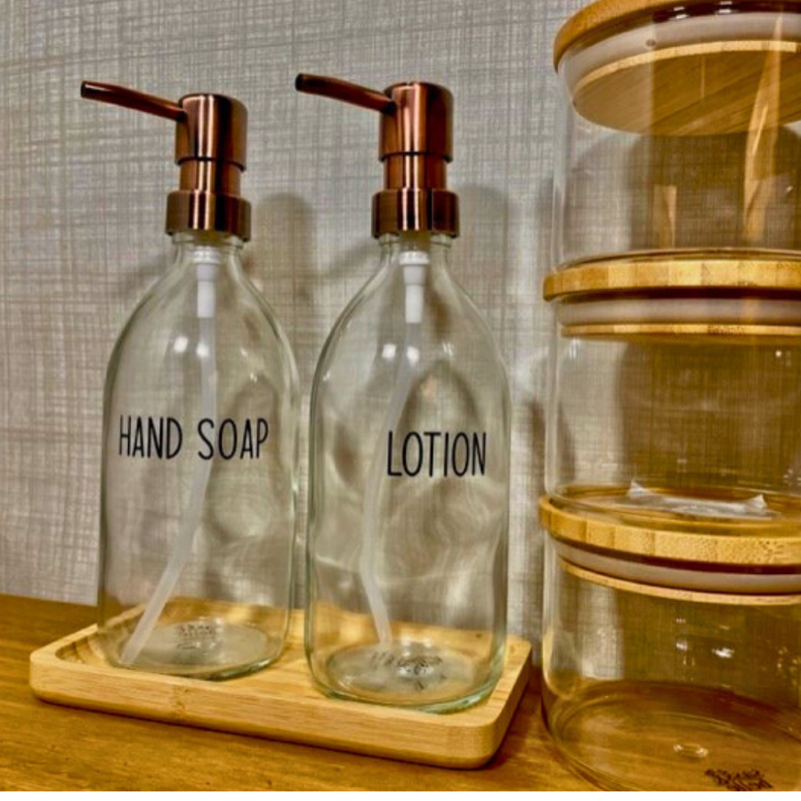 REFILLABLE HAND WASH AND LOTION BOTTLE
